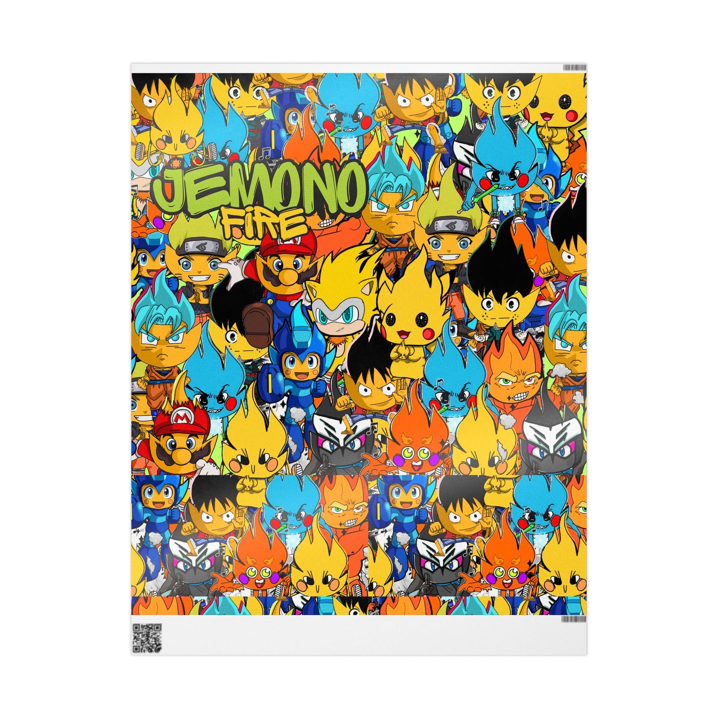 Jemono Fire Christmas Wrapping Papers