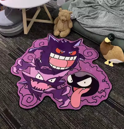 Anime-Inspired 3D Pokémon Character Rug – Perfect for Bedrooms and Lounges