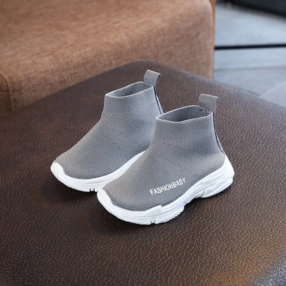 Winter Kids Slip-on Breathable Snow Boots Casual Shoes